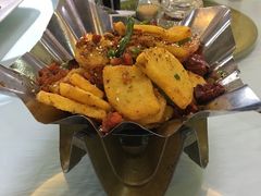 干锅土豆片-胡塞尼手抓开锅餐厅(金兰小区店)