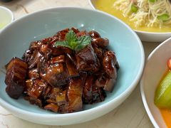 红烧肉炒笋丁-玫瑰厅上海菜(兴国路店)