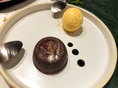 熔岩巧克力蛋糕配生姜味冰激凌-Marina厨房·ALA精酿(月湖盛园店)