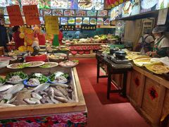 自助取餐区-闯关东东北农家菜(崂山石老人店)