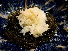海发菜配蟹肉丝-璞御·海鲜·雪花牛肉局(宾水西道店)