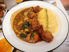 炸鸡块咖喱蛋包饭-池奈·日式咖喱蛋包饭(老城根Gpark店)