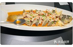 Steamed Yellow Croaker with Pork Patties