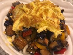 茄子肉丁鸡蛋拌面-文三里屯面馆(三里屯店)