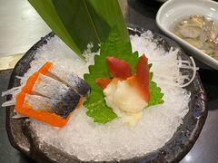 三文鱼刺身黄狮鱼刺身-真剑日本料理·铁板烧(贵州路店)