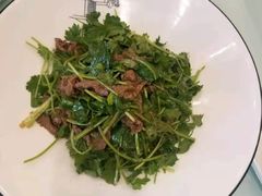 香菜爽拌顶级牛肉-庆余楼·用心与食材·特色菜&灶头面(仙蠡墩店)