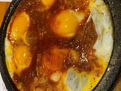 石板鸡蛋-金达莱冷面百年石锅饭(宾馆胡同店)