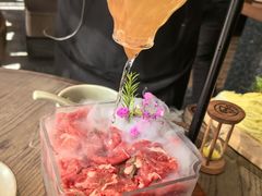 峨眉山雪芽茶香牛肉-盡膳口福跷脚牛肉火锅(晶耀前滩店)