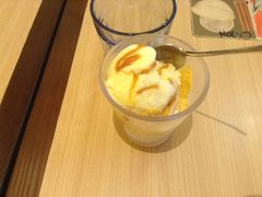 焦糖芭菲里面有冰块-必胜客(WOW西丽店)