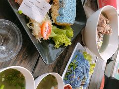 -蝶豆花蓝面条