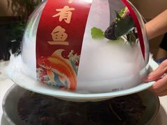 -爱你您·自家鱼塘·活水喷泉鱼火锅(八里店)