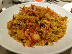 樱花虾香葱鸡蛋海鲜炒饭-广州文华东方酒店·江-由辉师傅主理