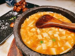 石锅鸡汤豆腐-绿茶餐厅(松江万达店)