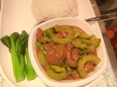 凉瓜牛肉饭-满得意茶餐厅·顺德家常菜·港式经典(大良店)