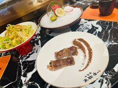 雪花和牛卷-牛将军•涮肉•烤肉(北京王府井·故宫店)