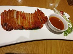 金牌炭烧猪颈肉-渔太泰漓江小馆·广西融合菜(西街店)