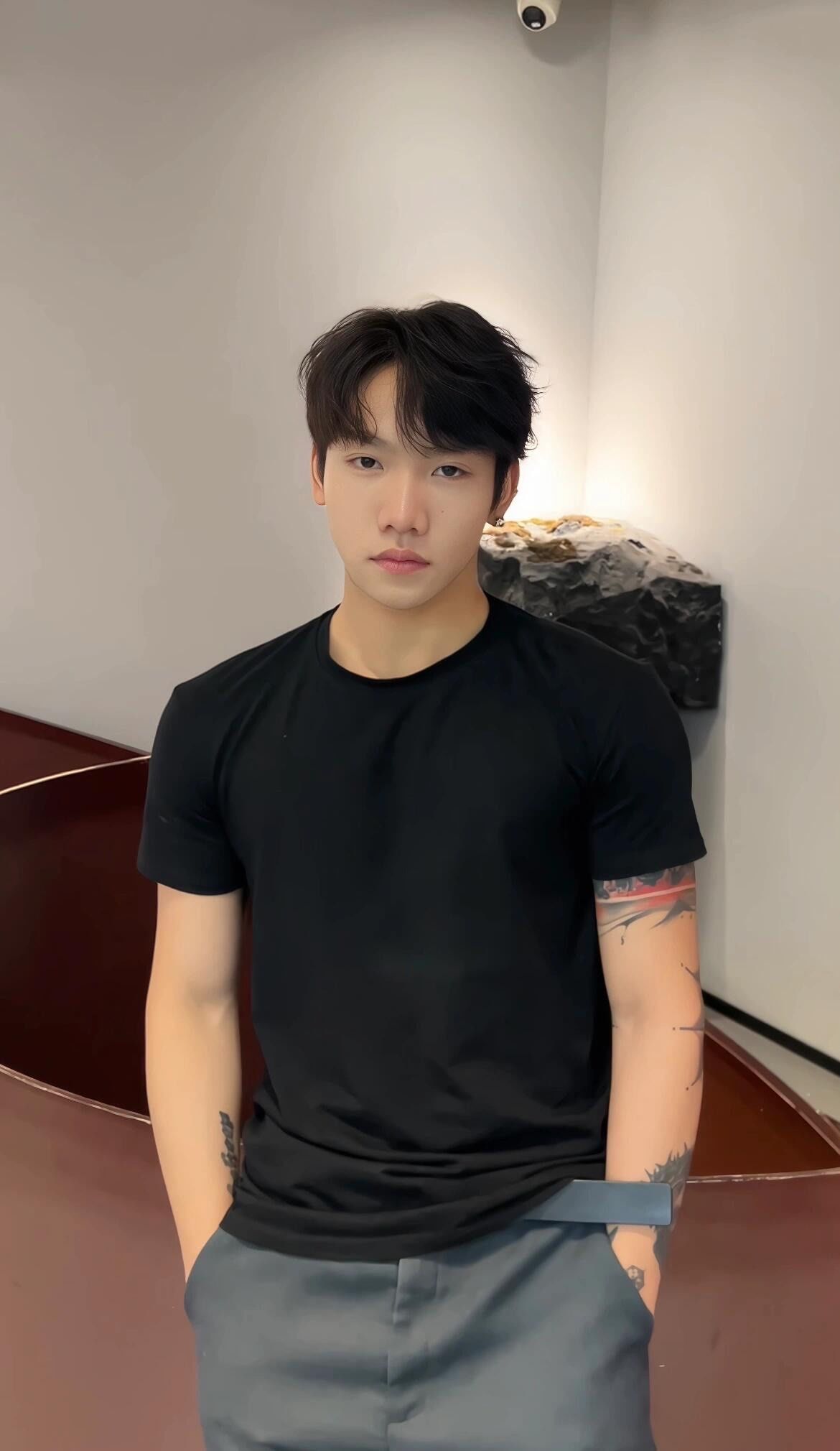 细软塌发质的男孩子看过来 蓬松感气垫烫\\n✨男生必备蓬松发型