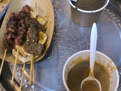炸肉筋丸-谢怀亮芝麻茶