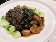 花菇焖海参-雅和生态渔庄·宜城锅巴饭(龙灵山公园店)