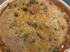 浇汁牛肉锅巴-老二龙虾馆(贵池路店)