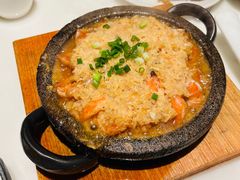 石锅蒜蓉虾-小菜园新徽菜(常州金坛吾悦店)