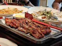 荔枝柴烧排骨-一品烧农庄·佛山本地特色菜