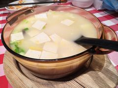 鸡汤小白菜煮榆林豆腐-西贝莜面村(近铁城市广场店)