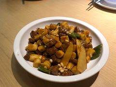 松子牛肉炒年糕-兔爸私家小厨(新北万达店)