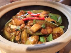 甜晒鲅鱼茄子煲-KŌNG胶东小馆(华熙店)