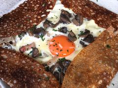 鸡蛋蘑菇熏肉荞麦可丽饼-RAC BAR(安福路店)