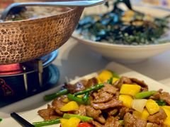 香芒爆牛肉-富黎华海鲜大酒楼(正大广场店)