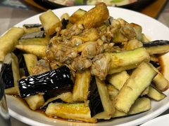 蛤蜊肉拌茄子-华春餐馆(鱼山路店)