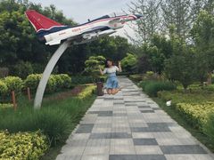 我也想飞&nbsp;有点重&nbsp;哈哈哈-武清南湖绿博园