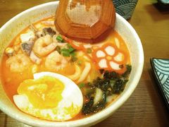 地狱海鲜乌冬面-鱼跃料理(步步高店)