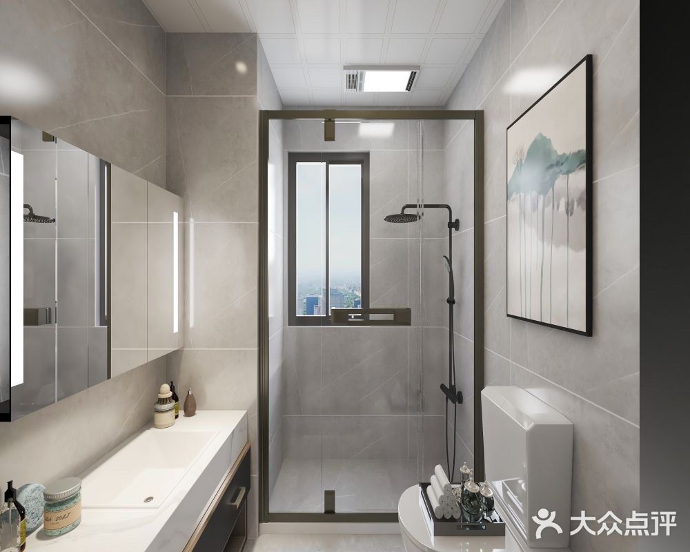 [化妆镜]120㎡中信森林湖现代风格设计~