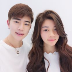 Yishen合影纪念-3AM HAIR SALON烫发染发接发