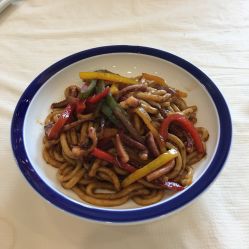 黑椒海鲜炒乌冬-空中一号宴会厅(信合大厦店)