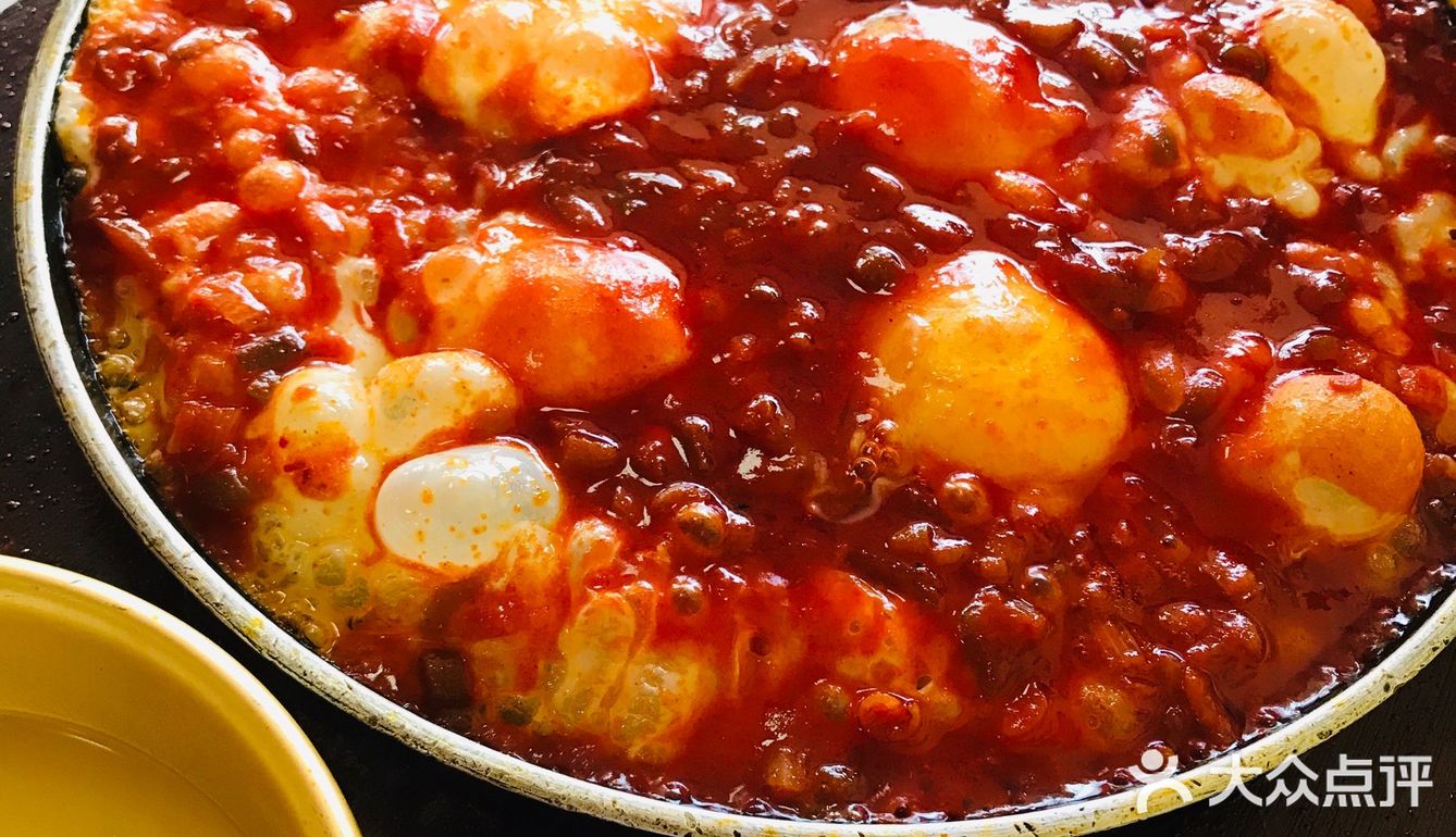 韩式石板鸡蛋慢慢吃 石板类的开始都很烫