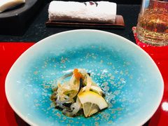 河豚鱼皮配柠檬醋-虎吟こぎん