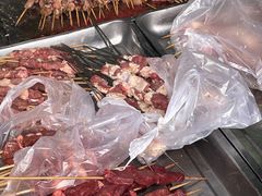 -劳动公园新疆人烤腰子