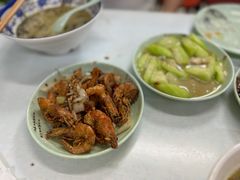 丝瓜炒柽子-明呈黄鱼面馆(斜土路店)