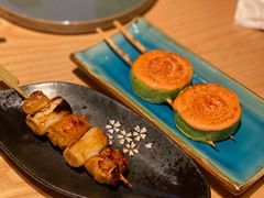 酱烤京葱鸡肉串-人间酒暖·Go blanc·烧鸟·深夜食堂(陆家嘴店)