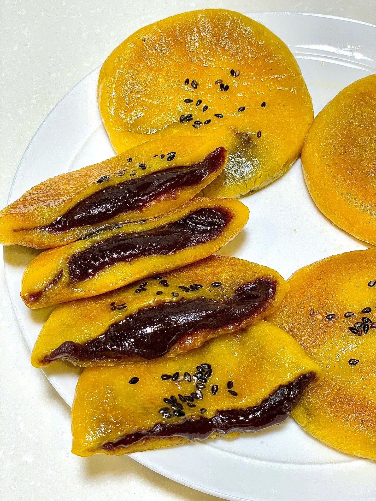 这个豆沙饼糯叽叽的巨好吃!