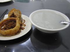 豆汁、焦圈、开口笑、咸菜-老磁器口豆汁店(天坛店)