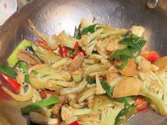 干锅花菜-绿茶餐厅(财富购物中心店)