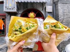 招牌双蛋煎饼-大华煎饼(交道口北剪子巷店)