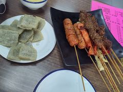 -老红桥炸灌肠牛肚锅烧烤(定福庄店)