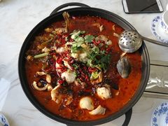 酸辣鱼火锅-正宗富源酸菜猪脚火锅(马龙店)
