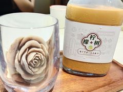 冠军玫瑰冰奶茶-柠檬树茶餐厅(海雅缤纷城店)