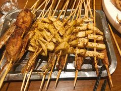 烧烤板筋-威海小海鲜大排档胖哥烧烤(双井店)